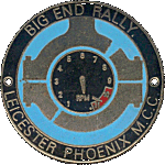 Big End motorcycle rally badge from Lone Wolf