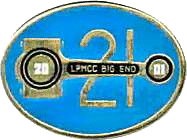 Big End motorcycle rally badge from Ted Trett