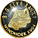 Big Five motorcycle rally badge from Jean-Francois Helias