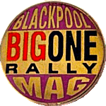 Big One motorcycle rally badge