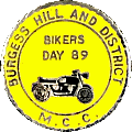 Bikers Day motorcycle show badge from Jean-Francois Helias