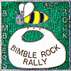 Bimblerock motorcycle rally badge from Phil Drackley