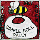 Bimblerock motorcycle rally badge