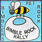 Bimble Rock motorcycle rally badge from Jean-Francois Helias