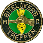 Bitelukers motorcycle rally badge
