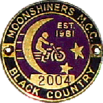 Black Country motorcycle rally badge from Nigel Woodthorpe