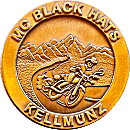 Black Hats Kellmunz motorcycle rally badge from Jean-Francois Helias