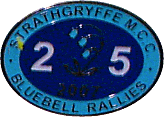 Bluebell  motorcycle rally badge from Nigel Woodthorpe