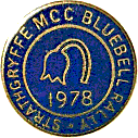 Bluebell  motorcycle rally badge from Jan Heiland