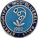 Bluebell  motorcycle rally badge from Jean-Francois Helias