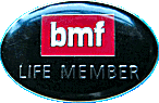 BMF (UK) motorcycle fed badge from Rachel Crossley