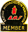 BMF (UK) motorcycle fed badge from Ben Crossley