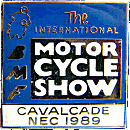 BMF NEC motorcycle show badge from Jean-Francois Helias