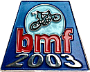 BMF motorcycle show badge from Jean-Francois Helias