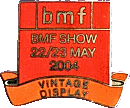 BMF motorcycle show badge from Jean-Francois Helias