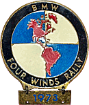 BMW Four Winds motorcycle rally badge from Jean-Francois Helias