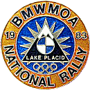BMW MOA National motorcycle rally badge from Jean-Francois Helias