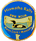 BMW MOCM Hiawatha motorcycle rally badge from Jean-Francois Helias
