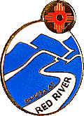 BMW RA Red River motorcycle rally badge from Jean-Francois Helias