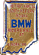 BMW Riders motorcycle rally badge from Jean-Francois Helias