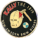 BMW motorcycle rally badge from Jean-Francois Helias