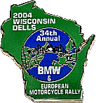 BMW Wisconsin Dells motorcycle rally badge from Jean-Francois Helias