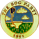 Bog Party motorcycle rally badge from Jean-Francois Helias