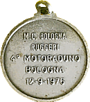 Bologna motorcycle rally badge from Jean-Francois Helias