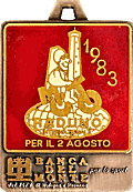 Bologna motorcycle rally badge from Jean-Francois Helias