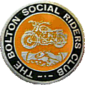 Bolton Social Riders motorcycle club badge from Jean-Francois Helias