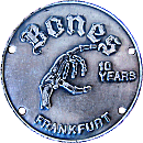 Bones MC Frankfurt motorcycle rally badge from Jean-Francois Helias