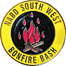 Bonfire Bash motorcycle rally badge from Jean-Francois Helias