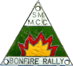 Bonfire motorcycle rally badge from Jean-Francois Helias
