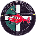 Border Patrol motorcycle rally badge from Ted Trett