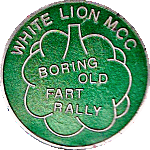 Boring Old Farts motorcycle rally badge from Phil Drackley