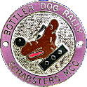 Bottler Dog motorcycle rally badge from Jean-Francois Helias