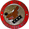 Bottler Dog motorcycle rally badge