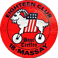 Bouc motorcycle rally badge from Jean-Francois Helias