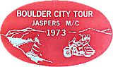 Boulder City Tour motorcycle run badge from Jean-Francois Helias