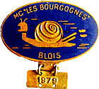 Bourgognes motorcycle rally badge from Jean-Francois Helias