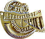 Bourgoin Jallieu motorcycle rally badge from Jean-Francois Helias