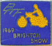 BMF Brighton motorcycle show badge from Ben Crossley