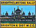 Brighthelmstone motorcycle rally badge from Dave Cooper
