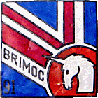 BRIMOC motorcycle rally badge from Jean-Francois Helias