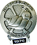 Brion motorcycle rally badge from Jean-Francois Helias