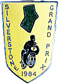 British GP motorcycle race badge from Jean-Francois Helias