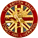 British motorcycle rally badge from Jean-Francois Helias