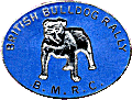 British Bulldog motorcycle rally badge from Keith Herbert