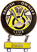 British OC Essex motorcycle club badge from Jean-Francois Helias