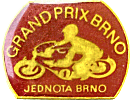 Brno motorcycle race badge from Jean-Francois Helias